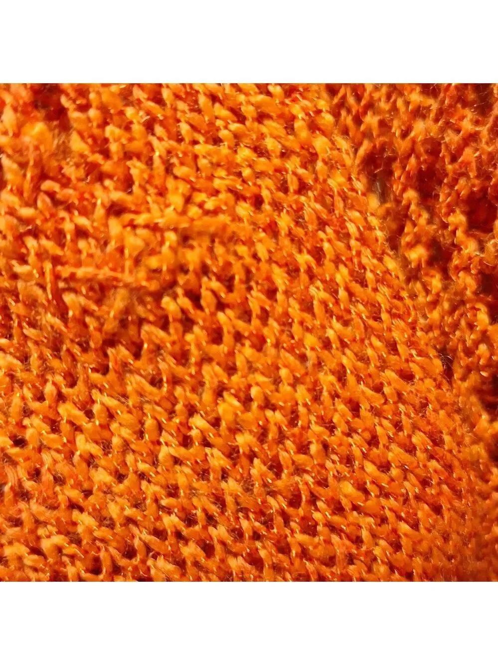 Elizabeth and James Women's Orange Cutout Sweater XS